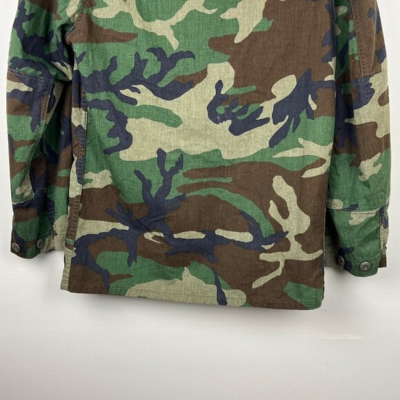 US Army Combat Uniform Camo Jacket Coat Patches Size Short Regular - Picture 5 of 7